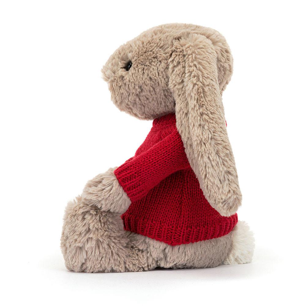Camisolas Jellycat Bashful Coelhinha,31cm x 12cm x 9cm Bege | Portugal  BENVG-5376