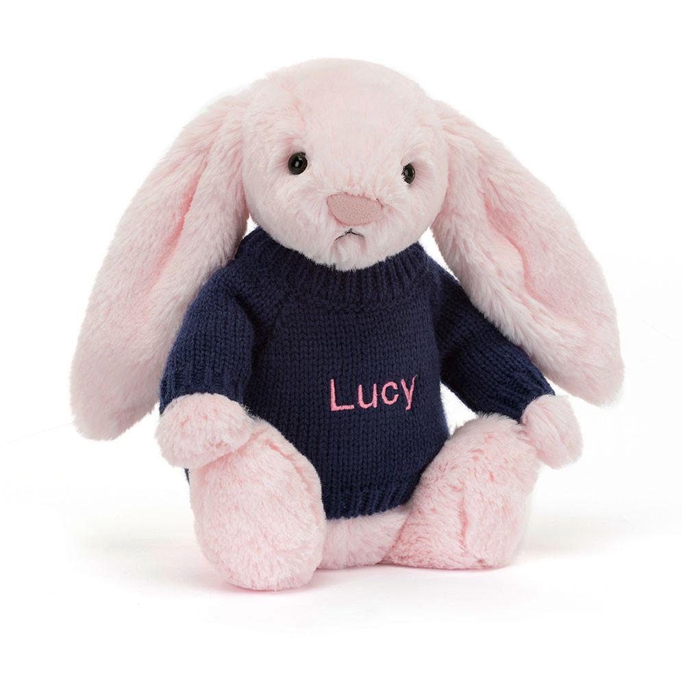Camisolas Jellycat Bashful Coelhinha,31cm x 12cm x 9cm Rosa | Portugal  OQSDN-0632