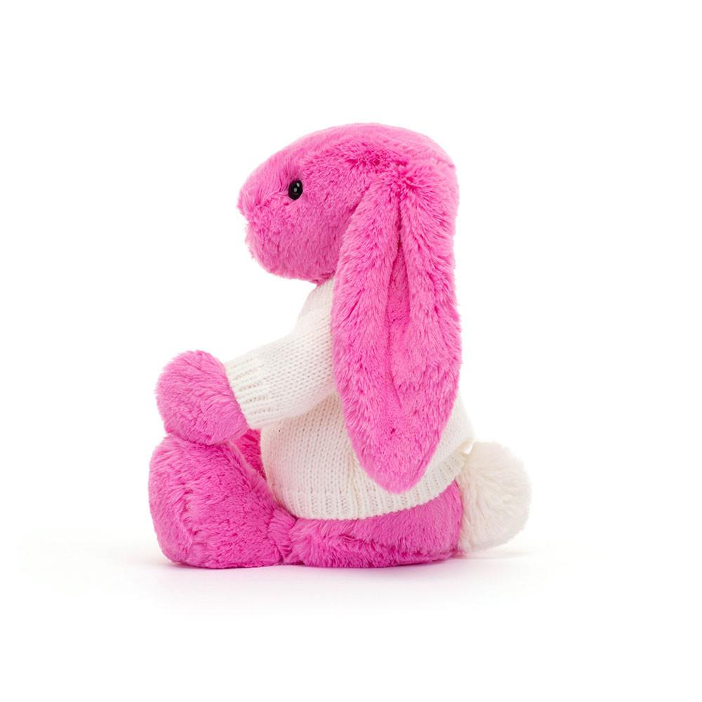 Camisolas Jellycat Bashful Hot Coelhinha with Cream Jumper,31cm x 12cm x 9cm Rosa | Portugal  OMUND-5761