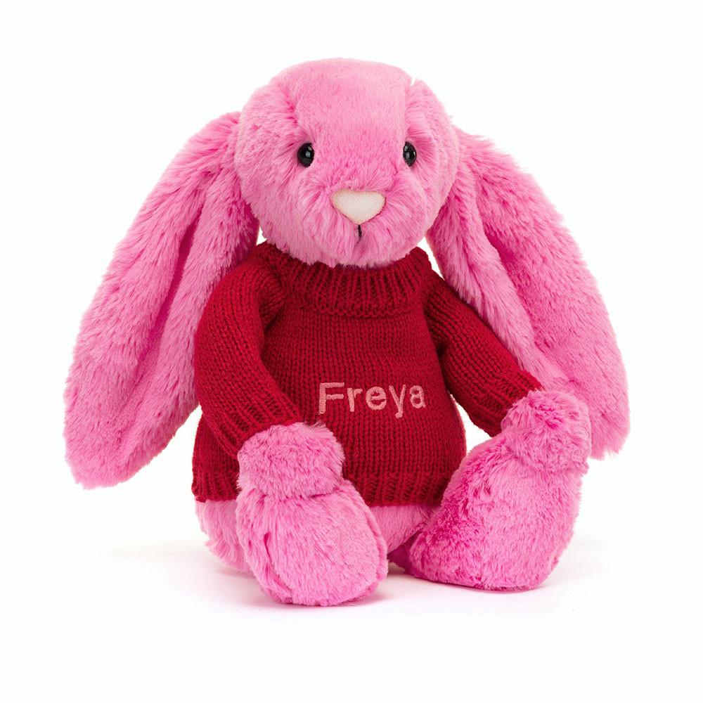 Camisolas Jellycat Bashful Hot Coelhinha,31cm x 12cm x 9cm Rosa | Portugal  ZGQXY-6102
