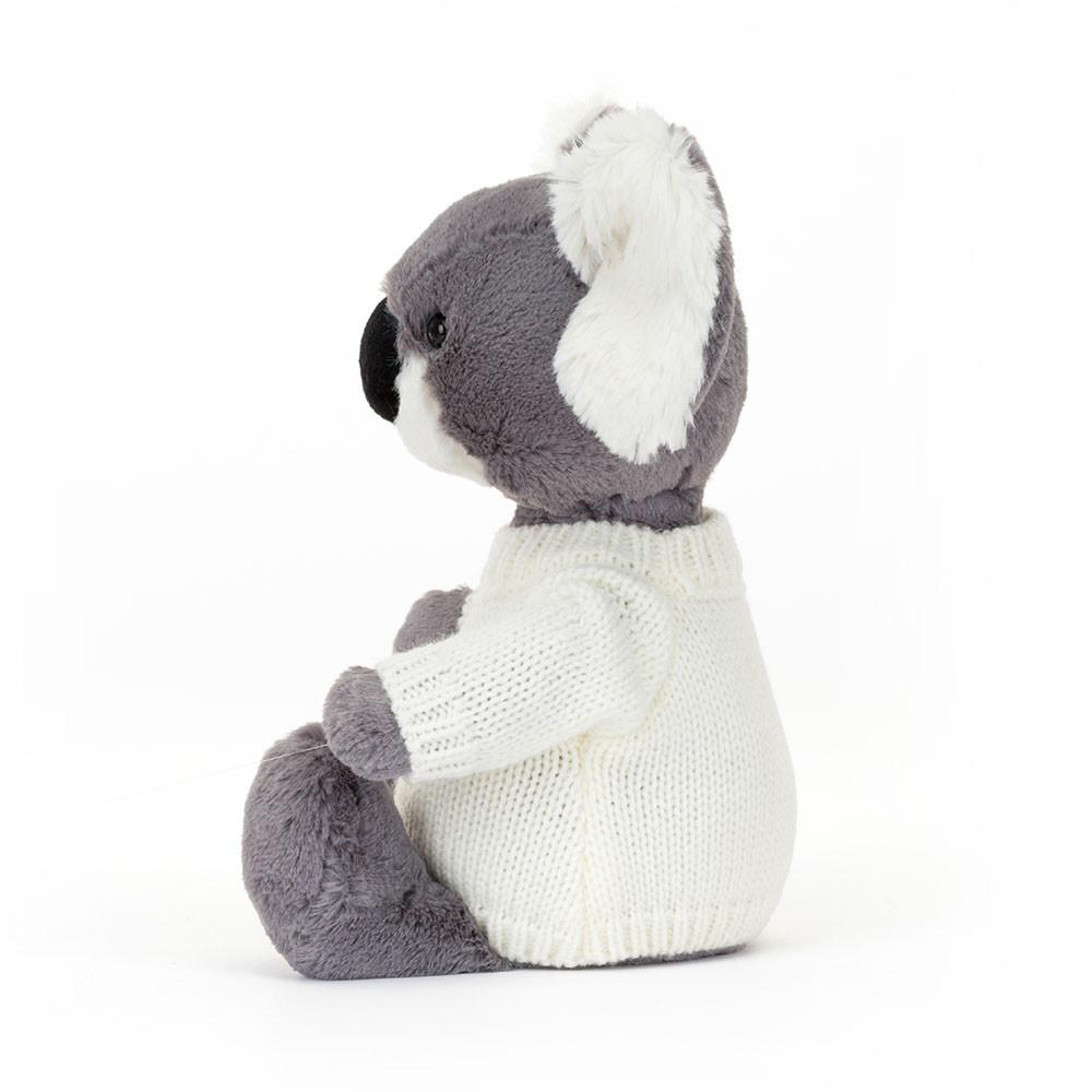 Camisolas Jellycat Bashful Koala with Cream Jumper,31cm x 12cm x 9cm Cinzentas | Portugal  DCORK-0534
