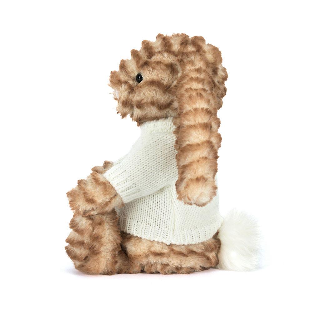 Camisolas Jellycat Bashful Luxe Coelhinha Juniper with Cream Jumper,31cm x 12cm x 9cm Marrom | Portugal  ZTRMJ-7103