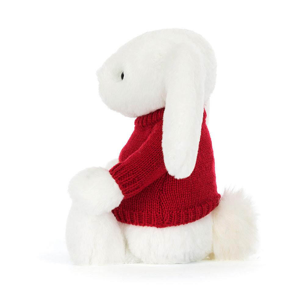 Camisolas Jellycat Bashful Luxe Coelhinha Luna,31cm x 12cm x 9cm Branco | Portugal  ATLIH-1948