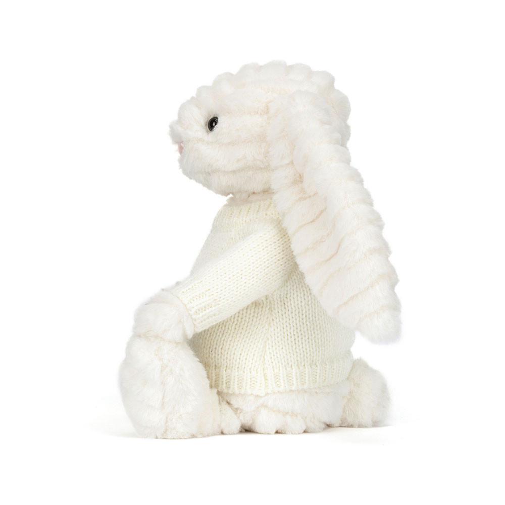 Camisolas Jellycat Bashful Luxe Coelhinha Nimbus with Cream Jumper,31cm x 12cm x 9cm Branco | Portugal  GIKJU-6983