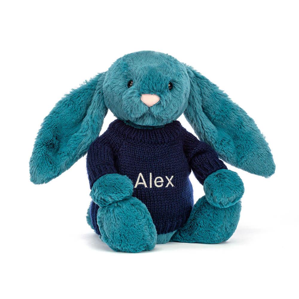 Camisolas Jellycat Bashful Mineral Coelhinha,31cm x 12cm x 9cm Azuis | Portugal  ZIHOP-3094