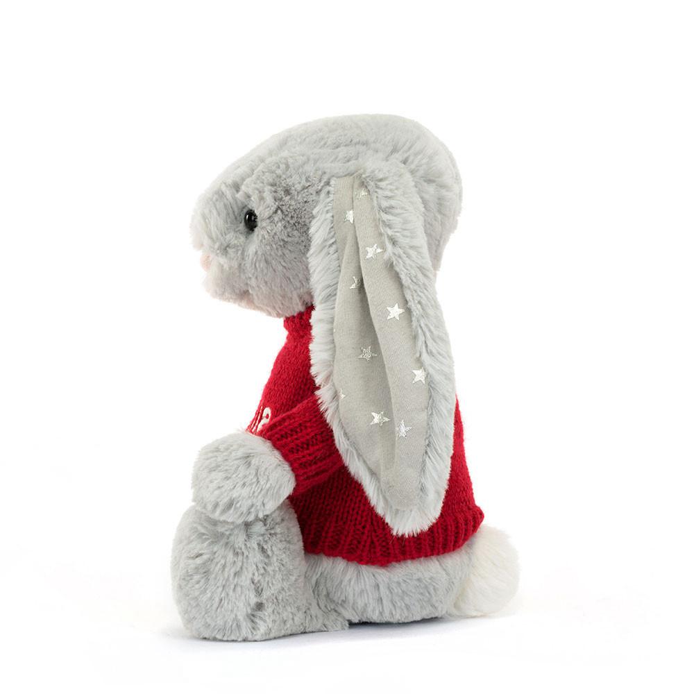 Camisolas Jellycat Bashful Shimmer Coelhinha,31cm x 12cm x 9cm Cinzentas | Portugal  PYHZI-2345