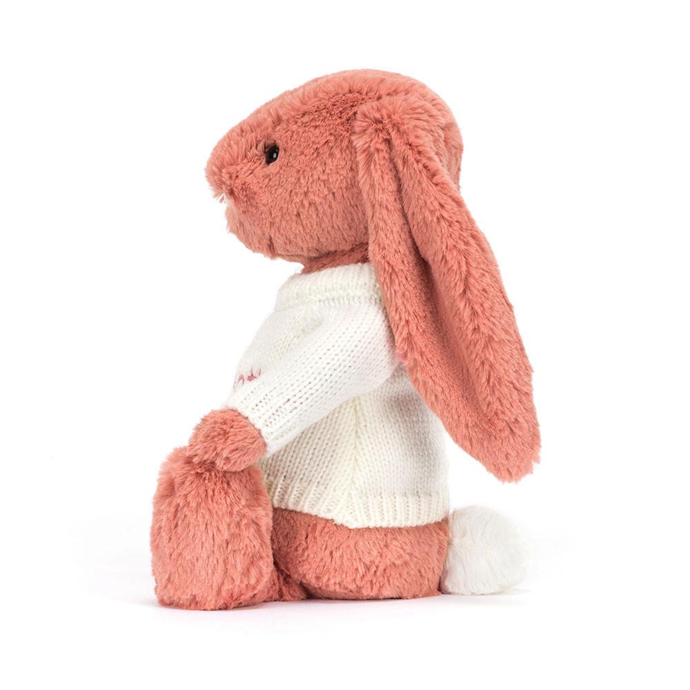 Camisolas Jellycat Bashful Sorrel Coelhinha with Cream Jumper,31cm x 12cm x 9cm Laranja | Portugal  SZUQD-0524