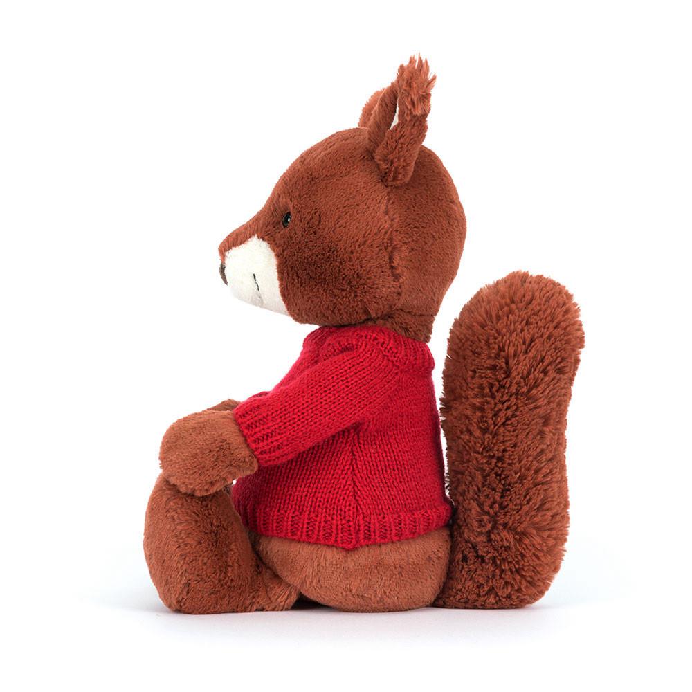 Camisolas Jellycat Bashful Squirrel,31cm x 12cm x 9cm Vermelhas | Portugal  CSUXV-4796