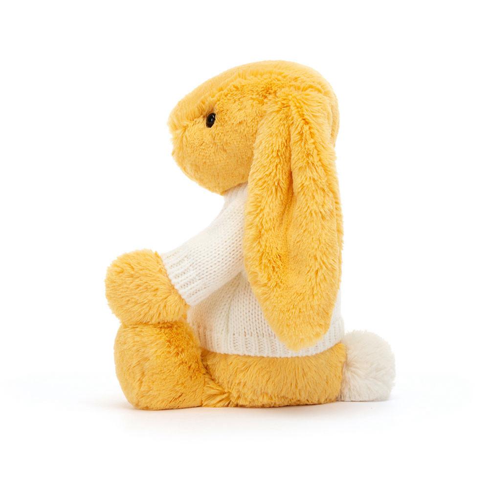 Camisolas Jellycat Bashful Sunshine Coelhinha with Cream Jumper,31cm x 12cm x 9cm Amarelas | Portugal  EUDSO-8294