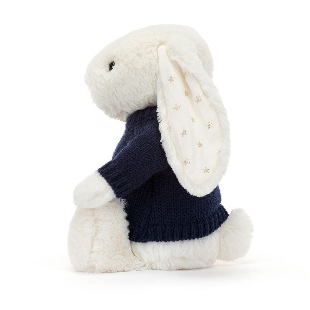 Camisolas Jellycat Bashful Twinkle Coelhinha,31cm x 12cm x 9cm Branco | Portugal  DGONR-2178