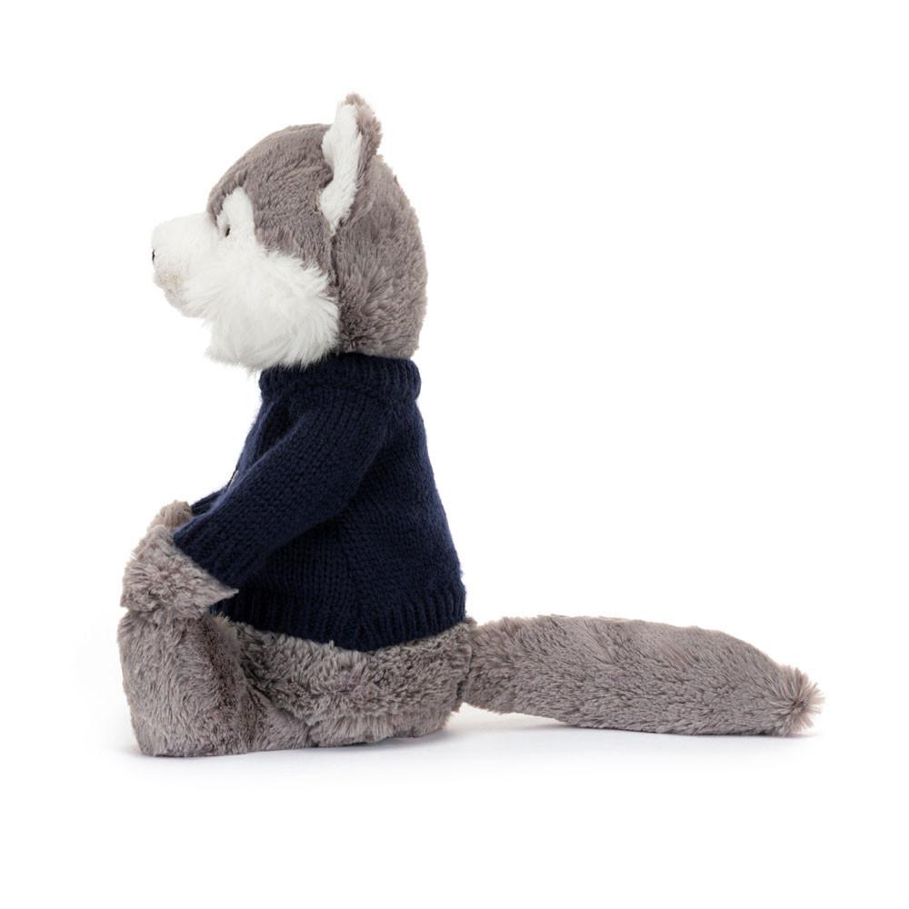 Camisolas Jellycat Bashful Wolf,31cm x 12cm x 9cm Cinzentas | Portugal  RWJSE-6584