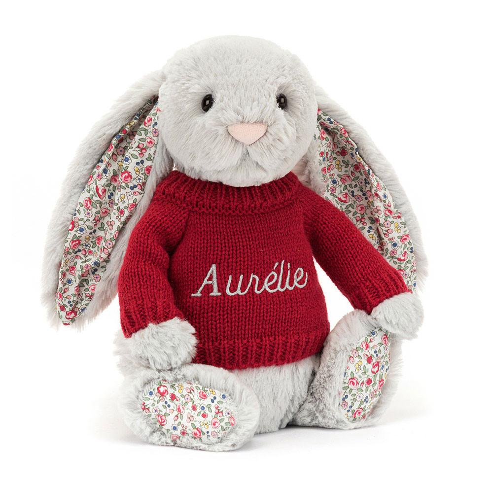 Camisolas Jellycat Blossom Coelhinha,31cm x 12cm x 9cm Cinzentas | Portugal  NLUIP-9265