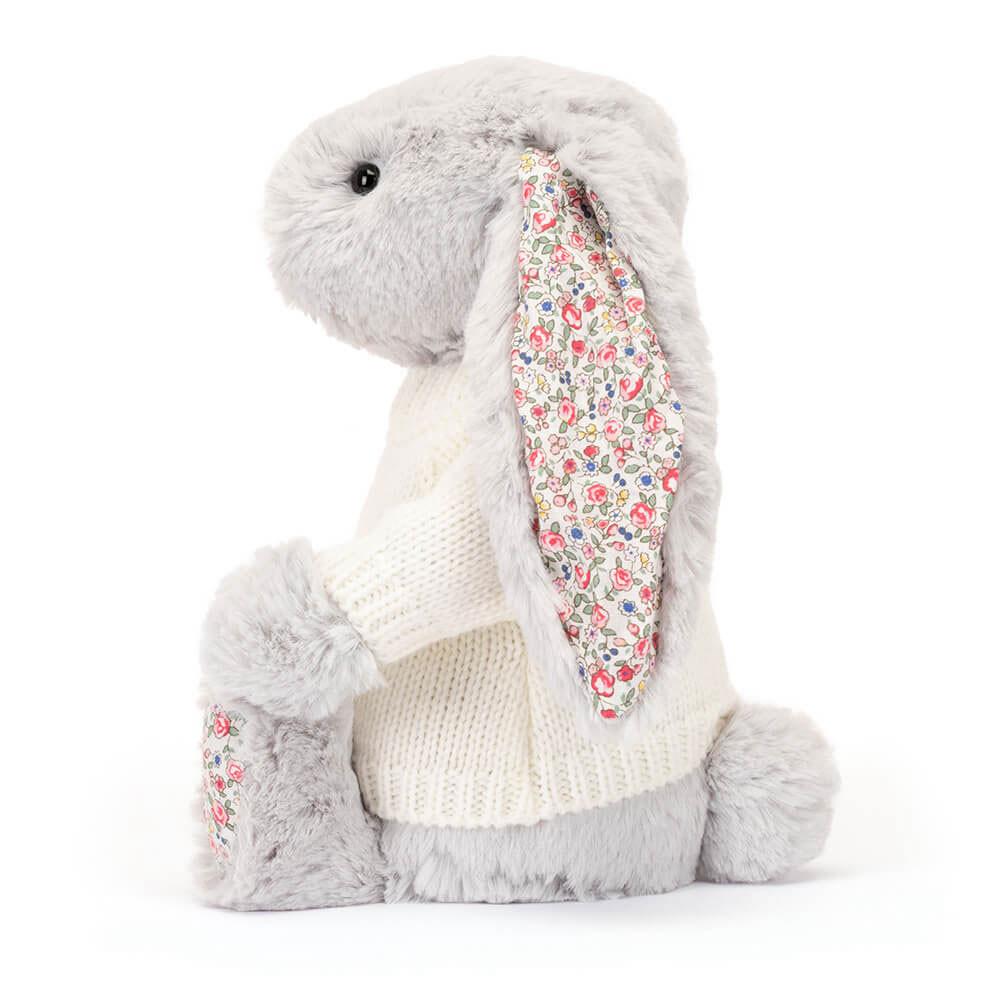 Camisolas Jellycat Blossom Coelhinha with Cream Jumper,31cm x 12cm x 9cm Cinzentas | Portugal  HQJIK-9512