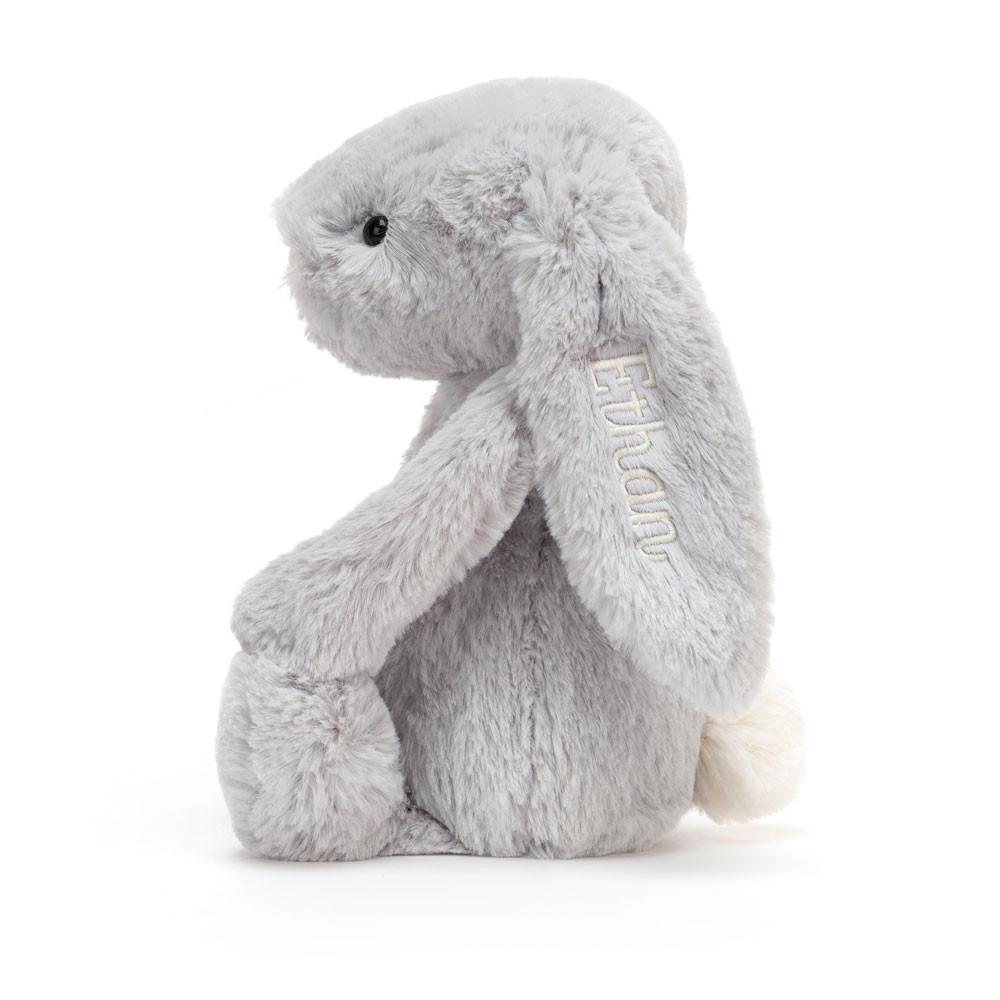 Coelhinha Jellycat Bashful Coelhinha Medium,31cm x 12cm x 9cm Cinzentas | Portugal  LSOZX-8159