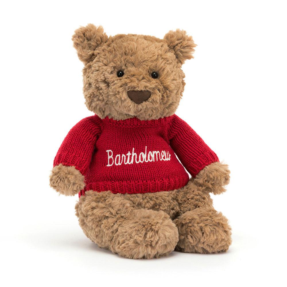 Jumpers Jellycat Bartholomew Bear,26cm x 12cm x 8cm Marrom | Portugal  CPUYA-9586