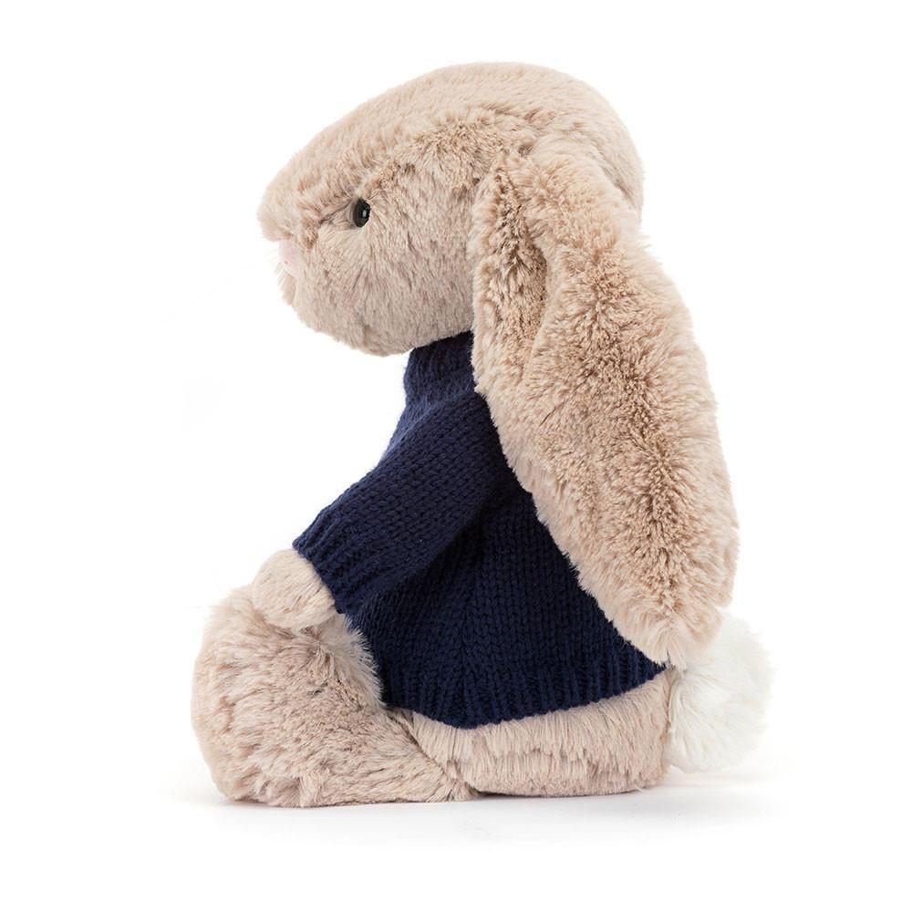 Jumpers Jellycat Bashful Coelhinha,31cm x 12cm x 9cm Bege | Portugal  URCWE-1984