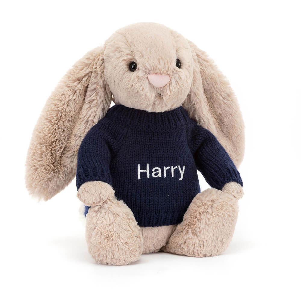 Jumpers Jellycat Bashful Coelhinha,31cm x 12cm x 9cm Bege | Portugal  URCWE-1984