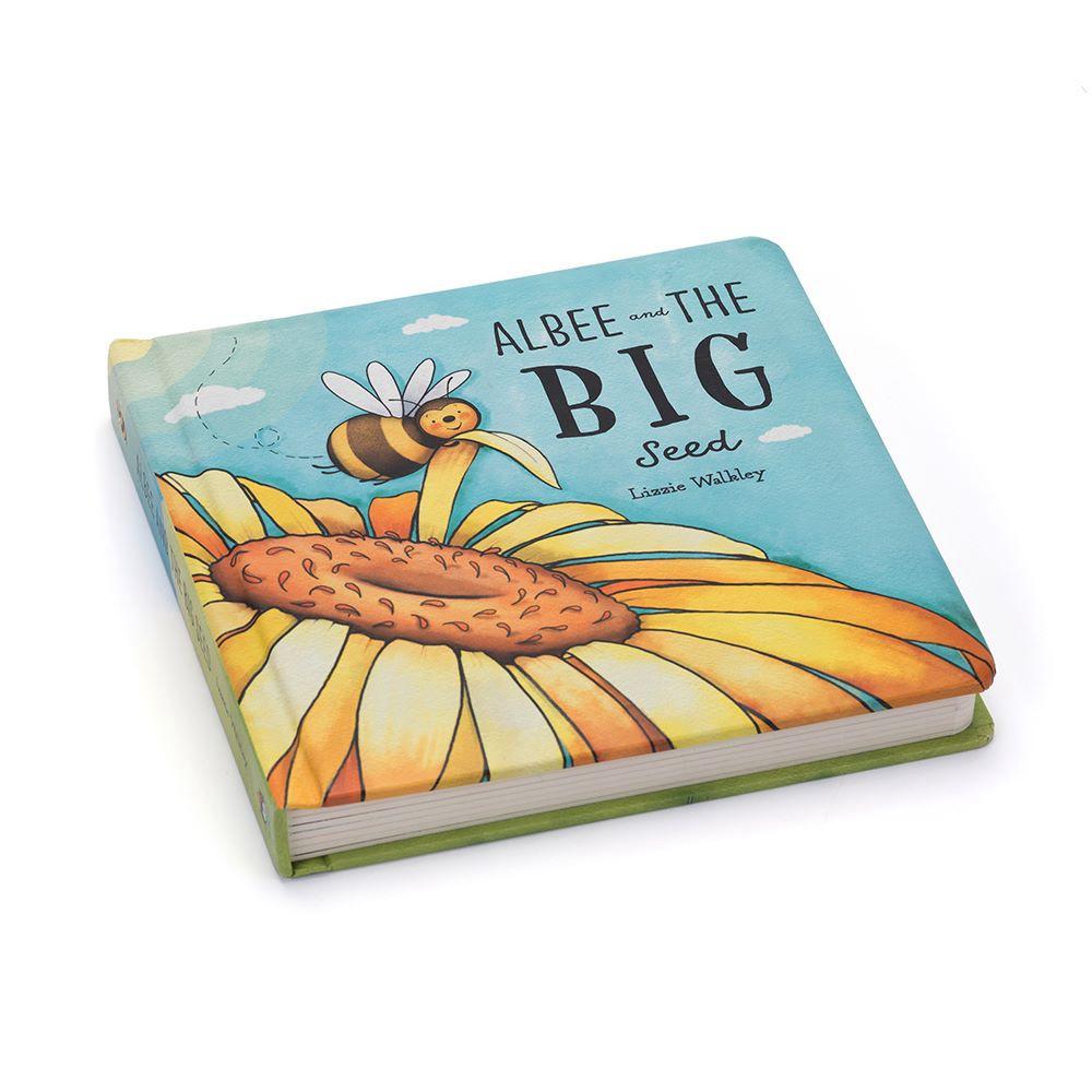 Livros De Histórias Jellycat Albee And The Big Seed,21cm x 21cm x 2cm Amarelas | Portugal  MGHKJ-6580