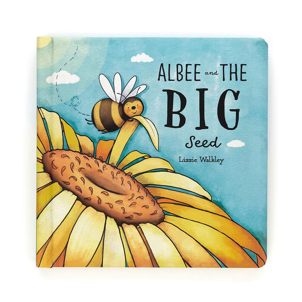 Livros De Histórias Jellycat Albee And The Big Seed,21cm x 21cm x 2cm Amarelas | Portugal  MGHKJ-6580
