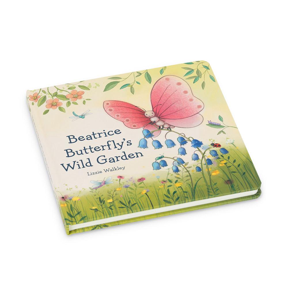 Livros De Histórias Jellycat Beatrice Butterfly's Wild Garden,21cm x 21cm x 2cm Rosa | Portugal  YPONH-3489