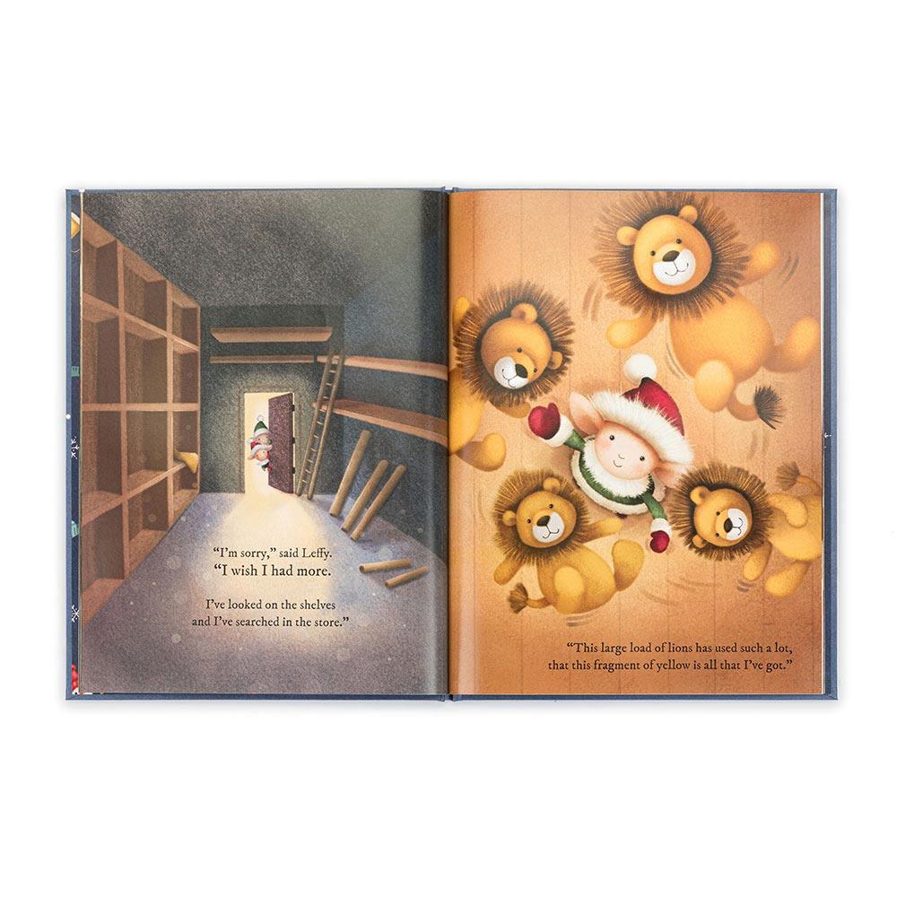Livros De Histórias Jellycat Eldo Elf and the Patchwork Bashful Coelhinha,29cm x 22cm x 1cm Vermelhas | Portugal  AUKRW-9815