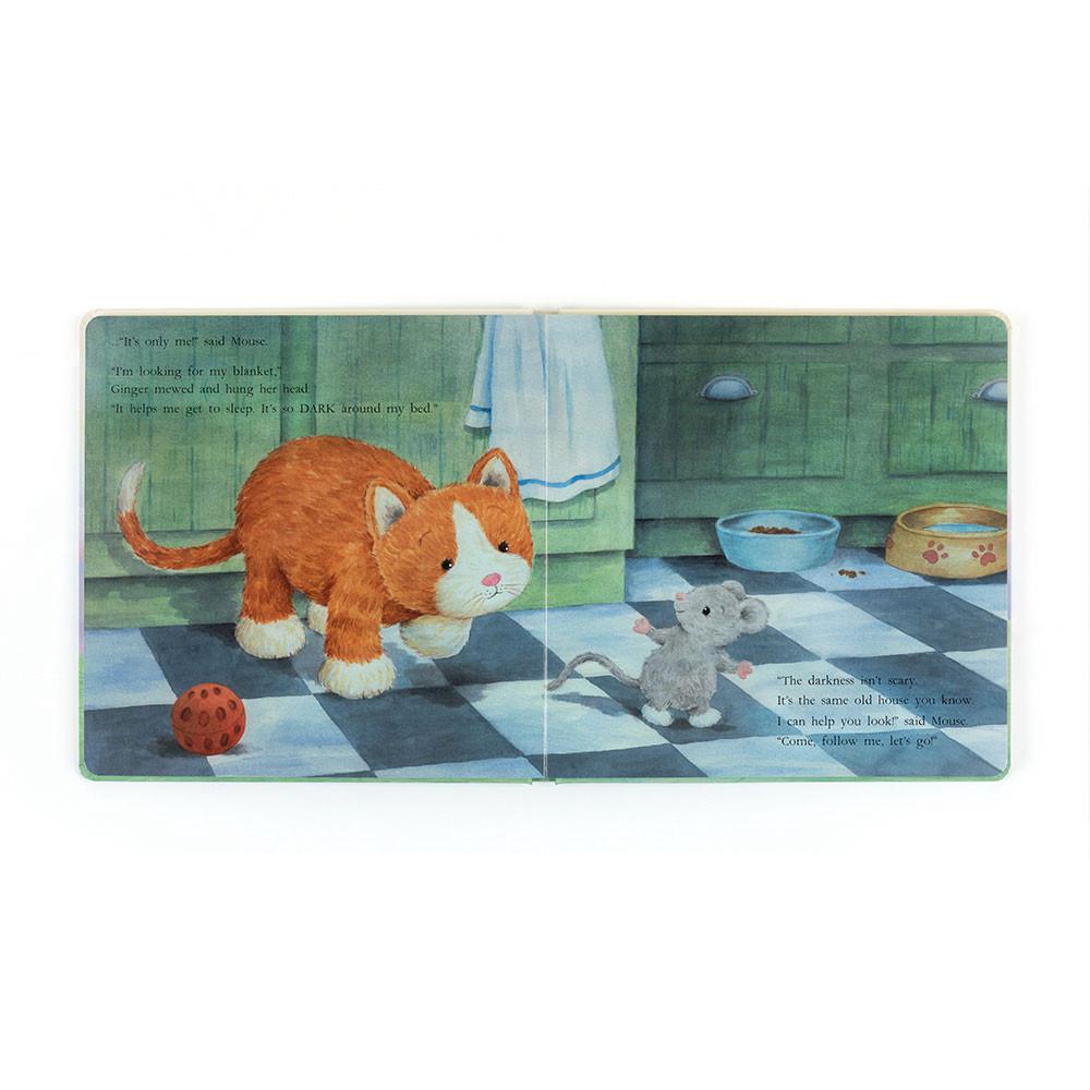 Livros De Histórias Jellycat Ginger, the Courageous Kitten,23cm x 23cm x 2cm Laranja | Portugal  USJKA-0579