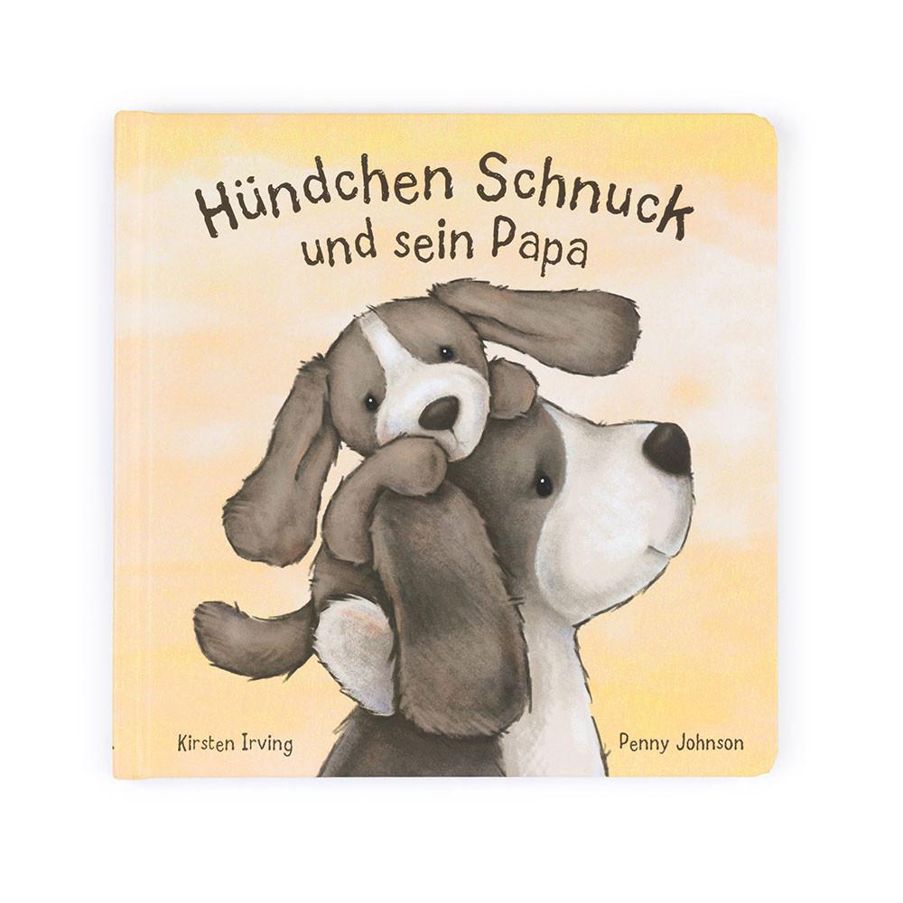 Livros De Histórias Jellycat Hündchen Schnuck und sein Papa Buch,21cm x 21cm x 2cm Marrom | Portugal  NOAPY-2075