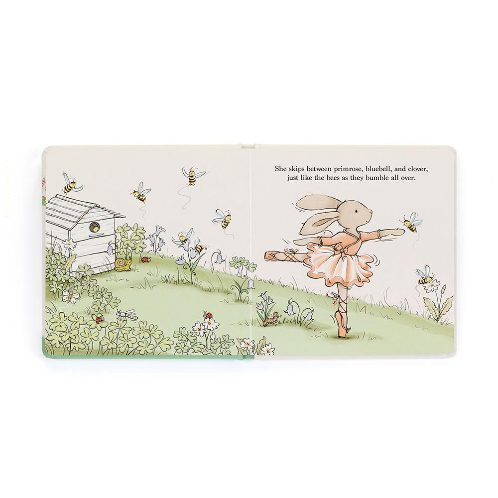 Livros De Histórias Jellycat Lottie The Ballet Coelhinha,19cm x 19cm x 2cm Rosa | Portugal  ZDHRL-0982