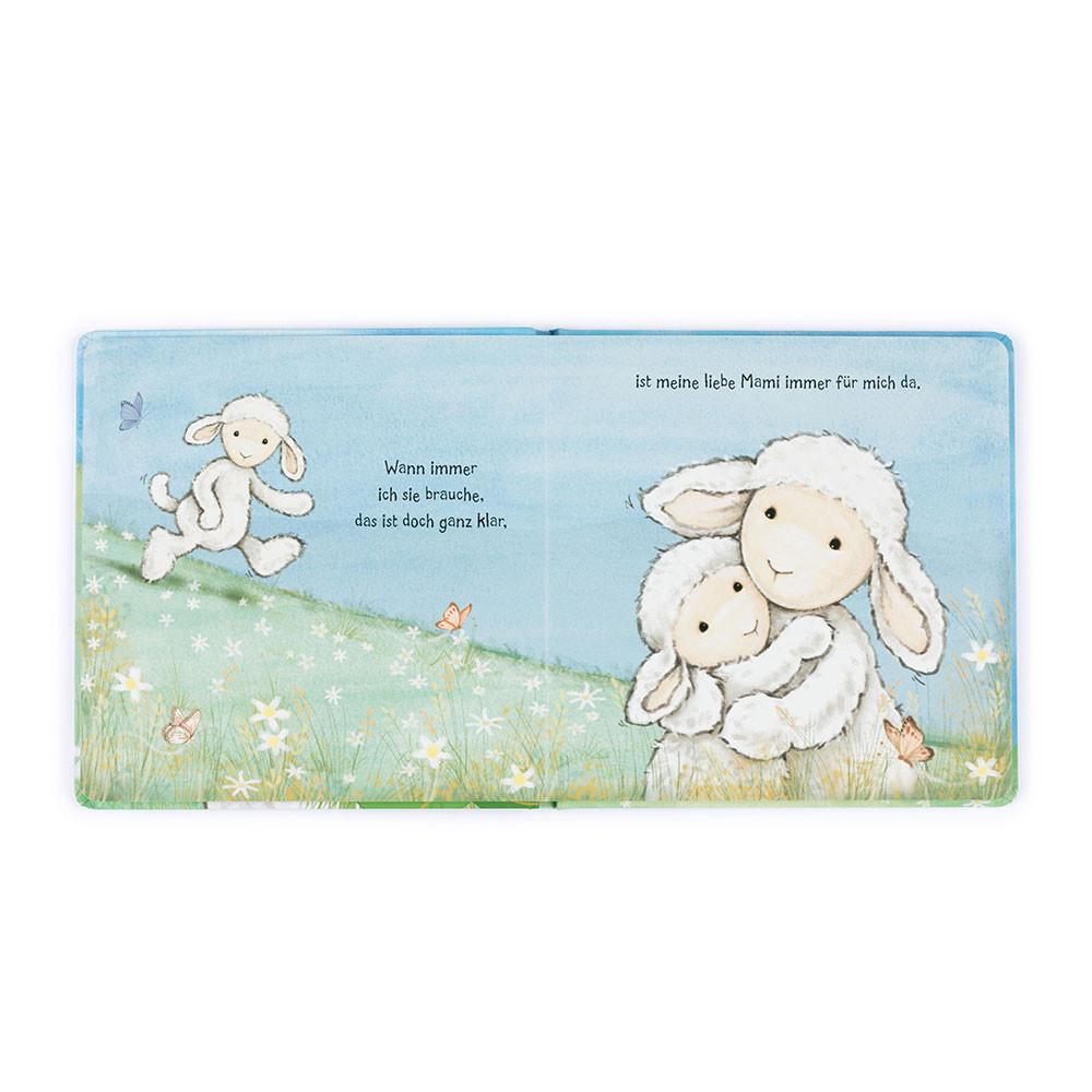 Livros De Histórias Jellycat Mami Hat Dich Lieb, Lämmchen Schnuck Buch,21cm x 21cm x 2cm Branco | Portugal  XMSDH-6928