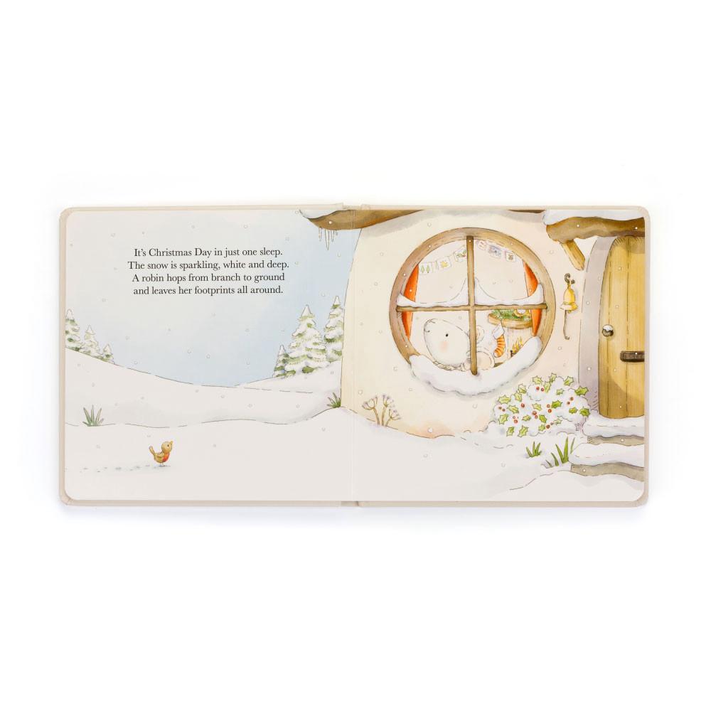 Livros De Histórias Jellycat Merry Mouse's Christmas Eve,19cm x 19cm x 2cm Branco | Portugal  KLGBF-4753