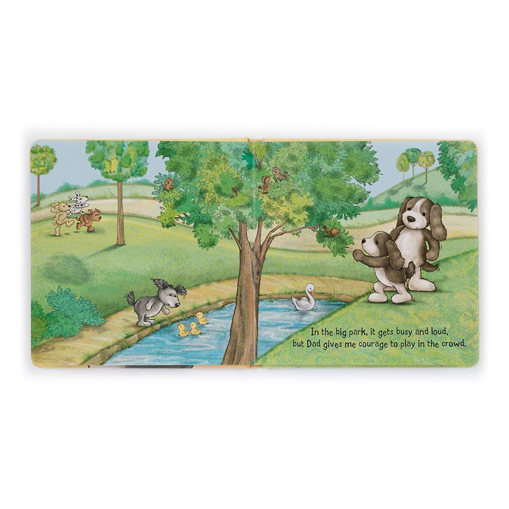 Livros De Histórias Jellycat My Dad and Me,21cm x 21cm x 2cm Marrom | Portugal  CSGXB-1697