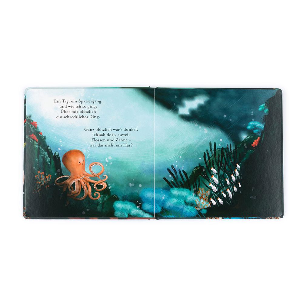 Livros De Histórias Jellycat Odell, Der Furchtlose Oktopus Buch,23cm x 23cm x 2cm Laranja | Portugal  DBJYL-1057