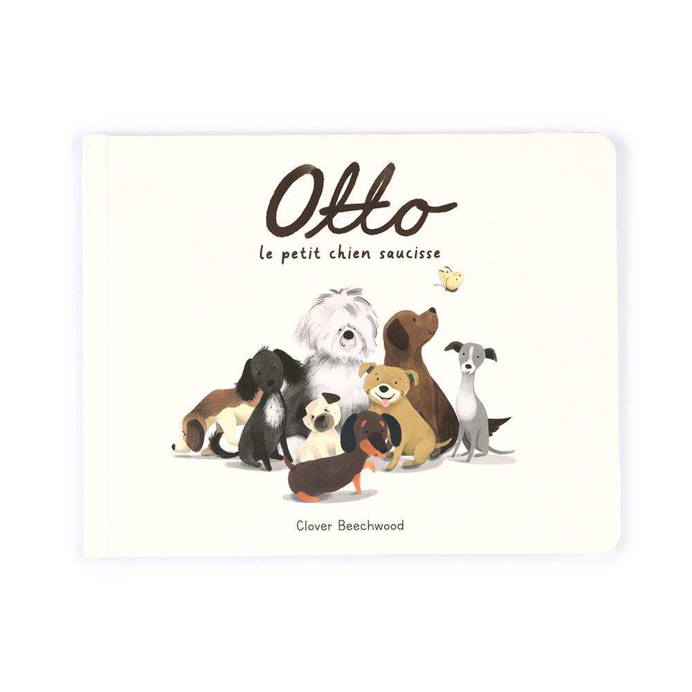 Livros De Histórias Jellycat Otto Le Petit Chien Saucisse Livre,18cm x 23cm x 2cm Branco | Portugal  SLHAU-6528