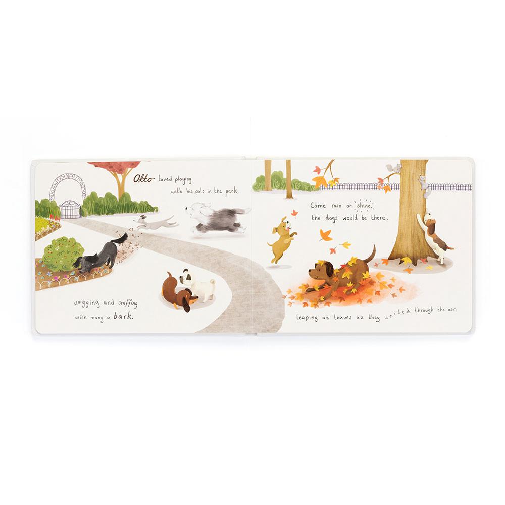 Livros De Histórias Jellycat Otto the Loyal Long Dog,18cm x 23cm x 2cm Branco | Portugal  GCEPK-8052