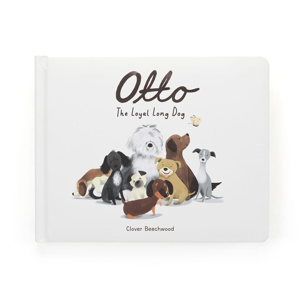Livros De Histórias Jellycat Otto the Loyal Long Dog,18cm x 23cm x 2cm Branco | Portugal  GCEPK-8052