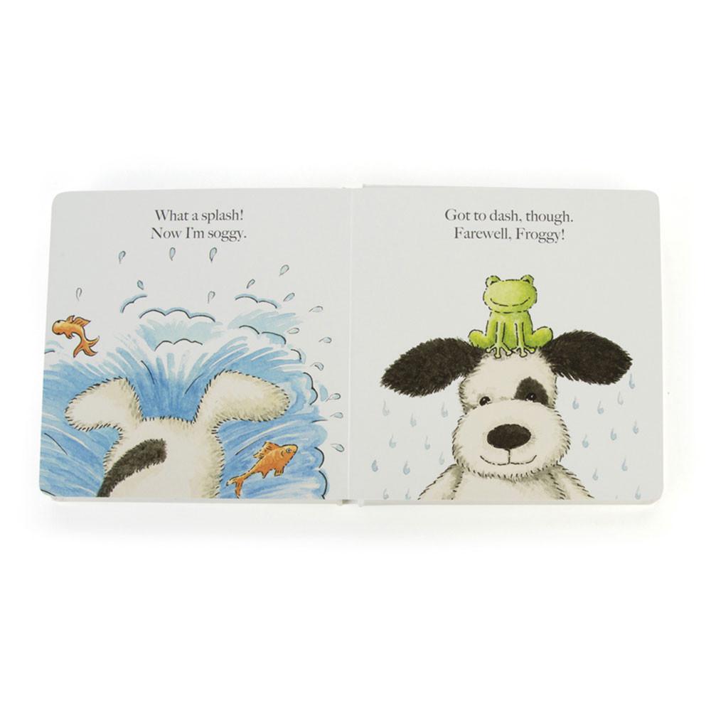 Livros De Histórias Jellycat Puppy Makes Mischief,19cm x 19cm x 2cm Branco | Portugal  ARLFJ-4820