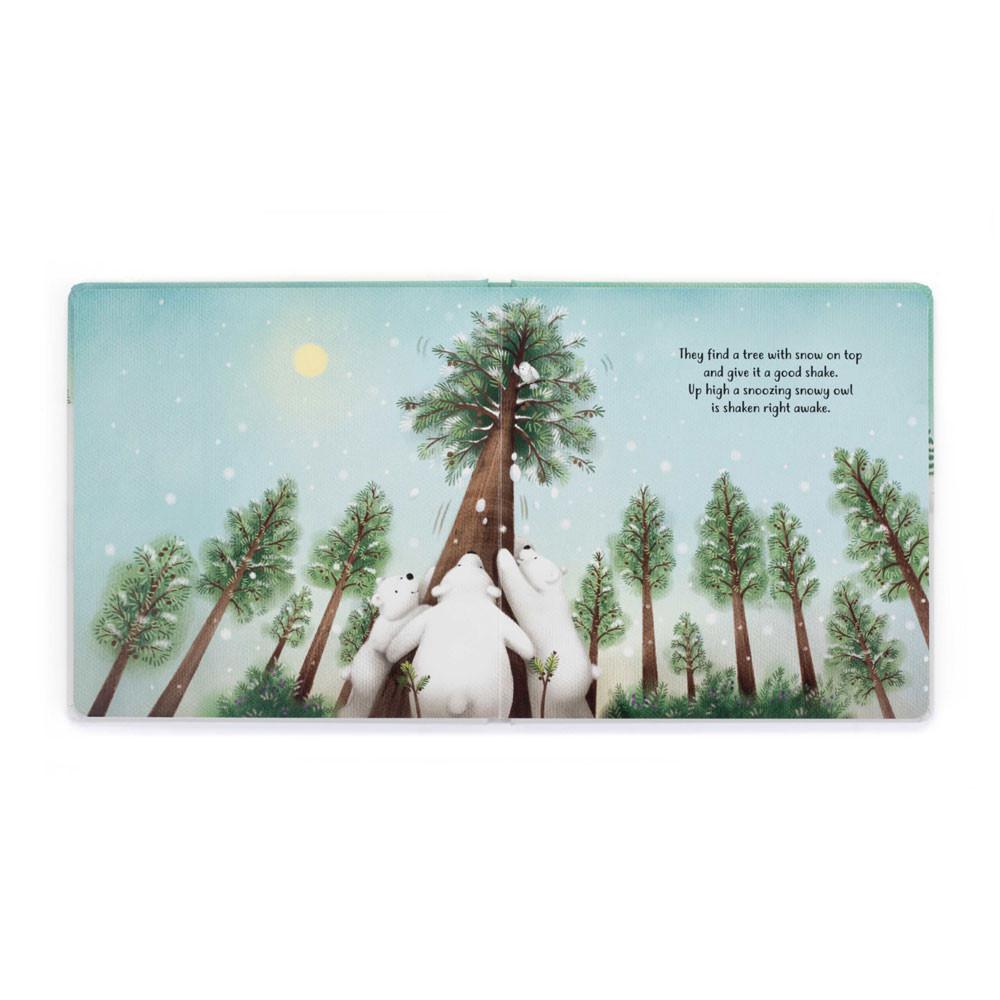 Livros De Histórias Jellycat The Playful Polar Bears,21cm x 21cm x 2cm Branco | Portugal  ECOAU-2108