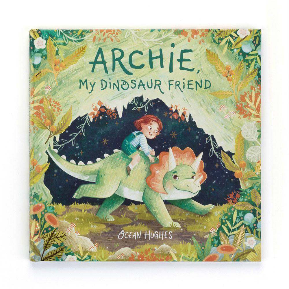 Livros Jellycat Archie My Dinosaur Friend and Archie Dinosaur Verdes | Portugal  DSYBJ-8503
