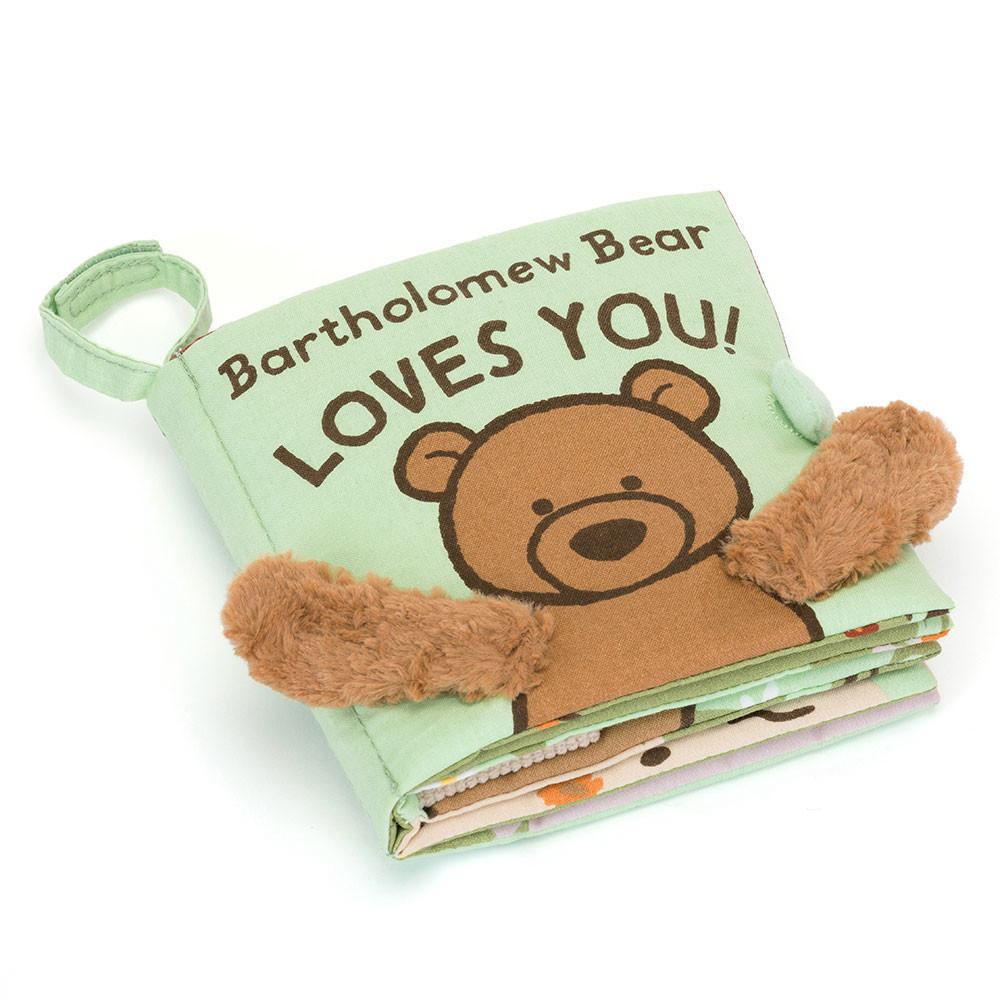 Livros Jellycat Bartholomew Bear Loves You,15cm x 15cm x 5cm Marrom | Portugal  CYXDE-3527