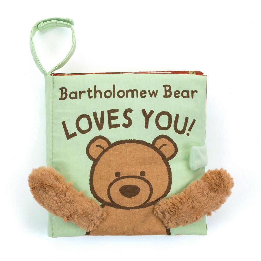 Livros Jellycat Bartholomew Bear Loves You,15cm x 15cm x 5cm Marrom | Portugal  CYXDE-3527