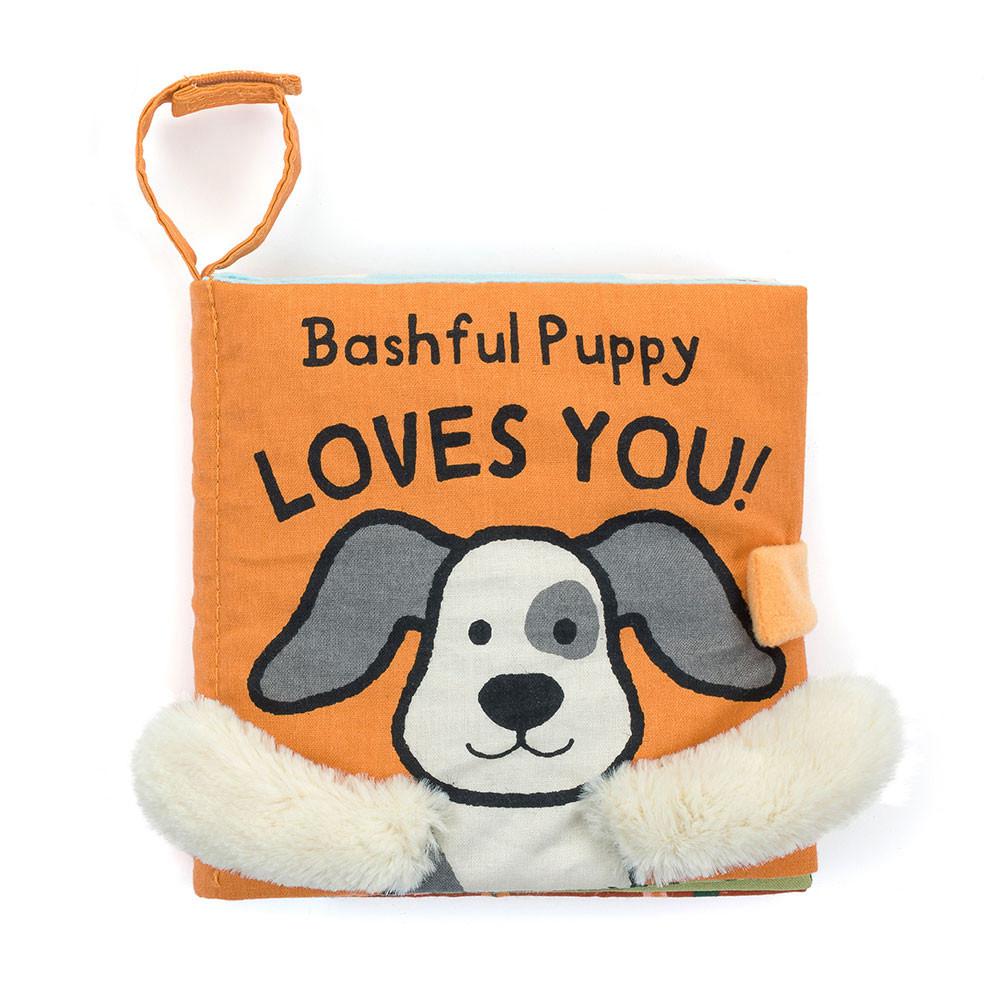 Livros Jellycat Bashful Puppy Loves You,15cm x 15cm x 5cm Branco | Portugal  OCVQA-9271