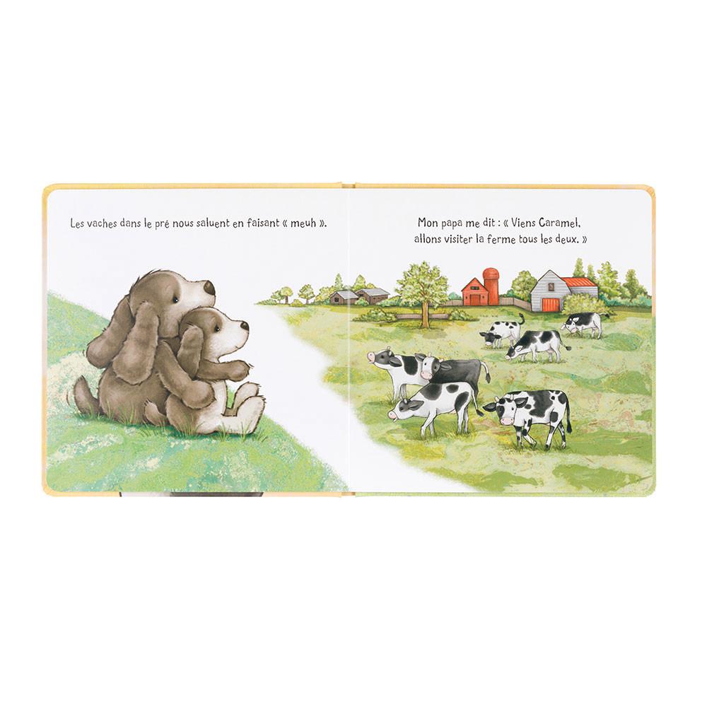 Livros Jellycat Caramel Le Toutou Timide Et Son Papa & Bashful Fudge Puppy Medium Marrom | Portugal  VFANK-5642