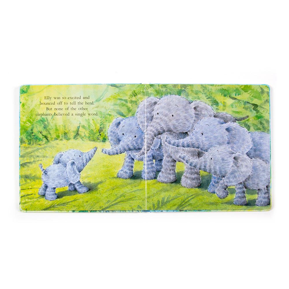 Livros Jellycat Elephants Can't Fly and Fuddlewuddle Elephant Medium Azuis | Portugal  VENHY-6301