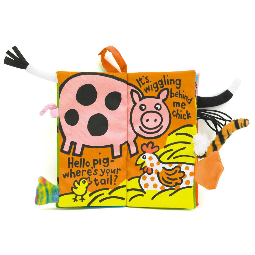 Livros Jellycat Farm Tails Activity,22cm x 13cm x 5cm Verdes | Portugal  XGYRB-4965