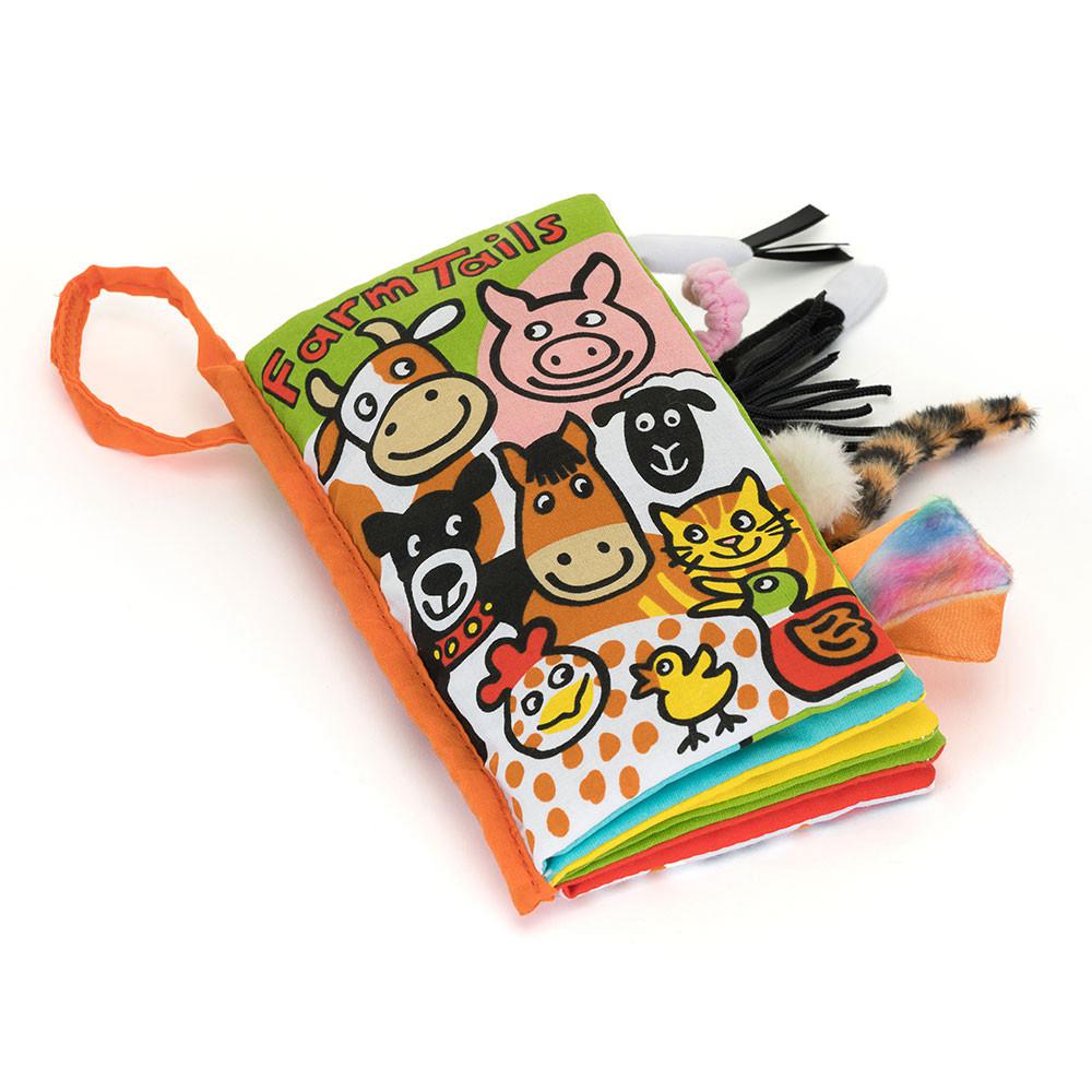 Livros Jellycat Farm Tails Activity,22cm x 13cm x 5cm Verdes | Portugal  XGYRB-4965