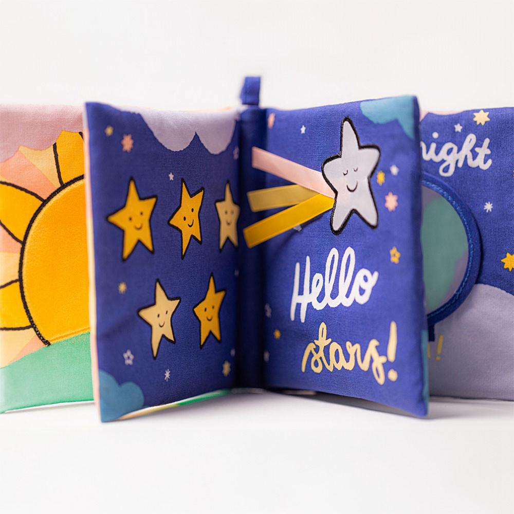 Livros Jellycat Hello Moon Fabric,18cm x 18cm x 5cm Branco | Portugal  HCWBR-4871