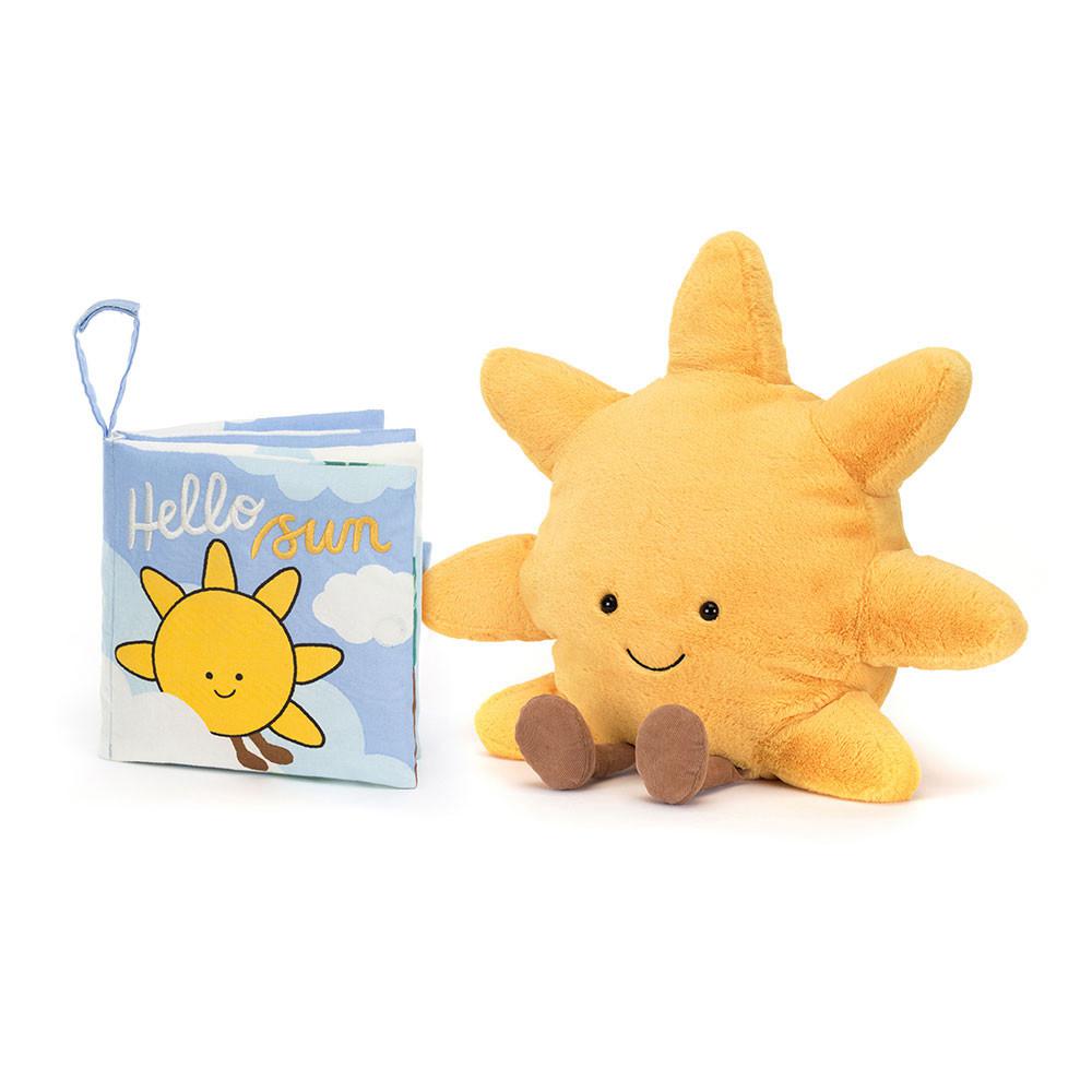 Livros Jellycat Hello Sun Fabric and Amuseables Sun Medium Amarelas | Portugal  AQLYU-6049