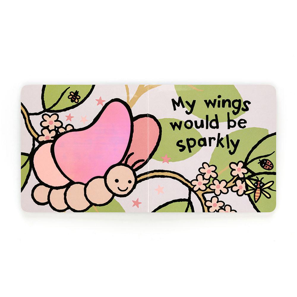 Livros Jellycat If I Were A Butterfly Board,15cm x 15cm x 2cm Rosa | Portugal  GSWLA-9548