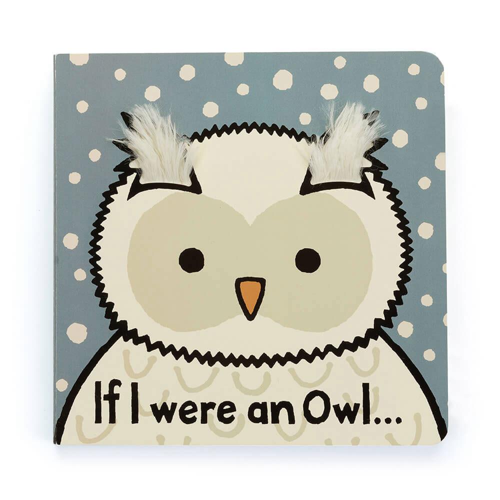 Livros Jellycat If I Were an Owl Board,15cm x 15cm x 2cm Cinzentas | Portugal  JCTWQ-6587