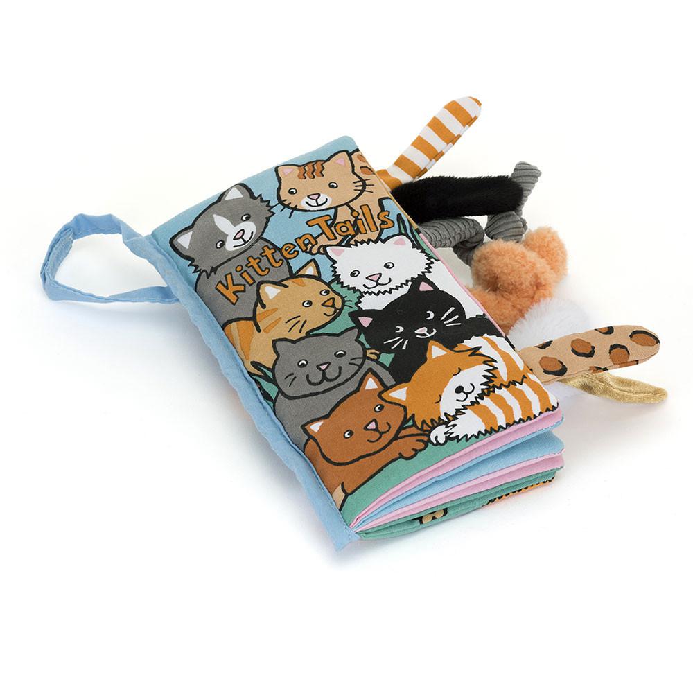 Livros Jellycat Kitten Tails Activity,22cm x 13cm x 5cm Azuis | Portugal  TLYKF-1403